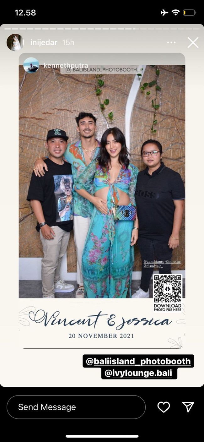 Kehamilannya kali ini merupakan kehamilan kedua bagi Jessica Iskandar. Sebelum menikah dengan Vincent Verhaag, Jessica sendiri diketahui telah memiliki seorang putra bernama El Barack Alexander, hasil dari pernikahan pertamanya dengan Ludwig Franz Willibald. Foto: Instagram/@inijedar