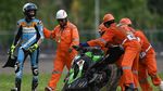 Lihat Lagi Aksi Toprak dkk Ngebut di Race 1 WSBK Mandalika