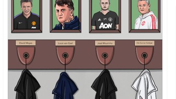 Ole menjadi satu-satunya pelatih pasca Sir Alex Ferguson yang tidak mempersembahkan satu pun trofi bagi MU. Foto: Twitter