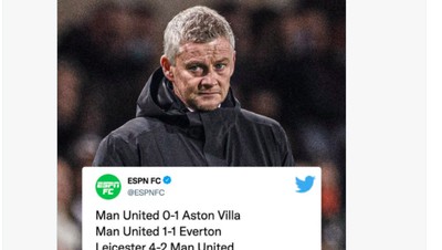 Ole Akan Dipecat MU Hebohkan Linimasa