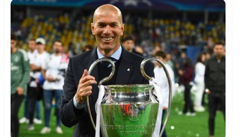 Banyak fans MU berharap Zinedine Zidane yang ditunjuk menggantikan Ole. Foto: Twitter