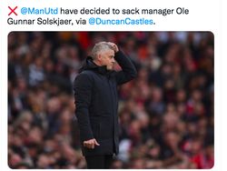 Ole Akan Dipecat MU Hebohkan Linimasa