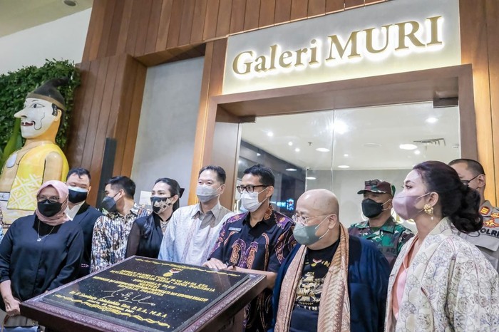 Menparekraf Resmikan Proyek Revitalisasi Galeri MURI di Jakarta