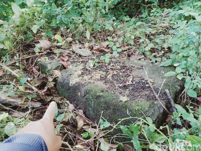 Situs candi Jaden di Kecamatan Jatinom yang ditumbuhi semak belukar