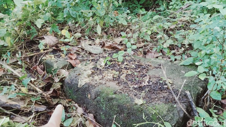 Situs candi Jaden di Kecamatan Jatinom yang ditumbuhi semak belukar