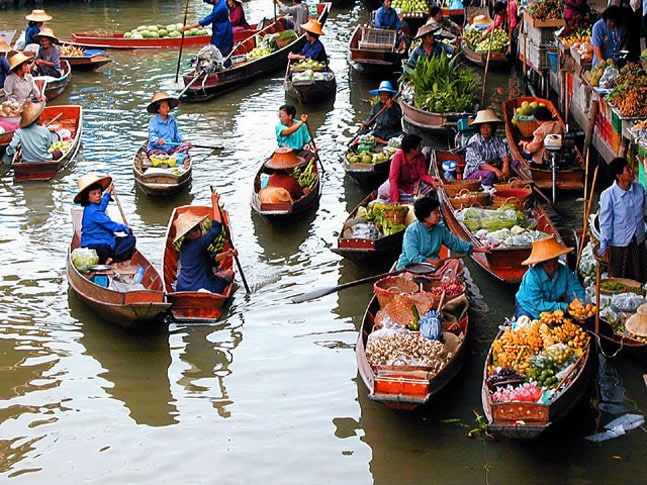 5 Pasar Terapung Paling Keren di Asia, dari Banjarmasin hingga Delta Mekong