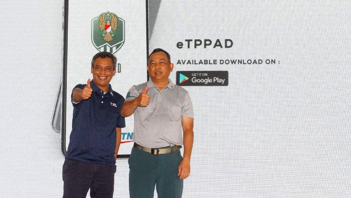 Aplikasi e-Tabungan Perumahan Personel TNI AD (eTPPAD) bagi prajurit TNI AD guna memiliki rumah lewat fasilitas Kredit Pemilikan Rumah (KPR) Bank BTN dalam sentuhan jari.