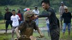 Aksi Seru Balap Motor Gabah ala Motor Cross