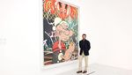 David Beckham Kepincut Patung Tiup Jeff Koons