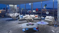 Palms Casino Resort di Las Vegas menduduki posisi kedua. Harga semalam di Empathy Suitenya adalah USD 100 ribu atau sekitar Rp 1,4 M. (Palms/instagram)