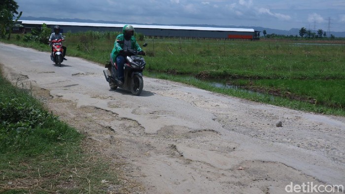Desa Bulungcakring Kecamatan Jekulo, Kabupaten Kudus, Jawa Tengah. Foto diambil Senin (22/11/2021).