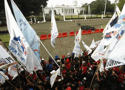 Kesal UMP 2022 Cuma Naik Secuil, Buruh Mau Geruduk Lokasi Ini