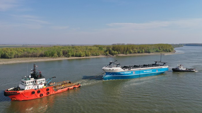 Kapal Peti Kemas Elektrik Yara Birkeland Kapal Peti Kemas Elektrik Yara Birkeland