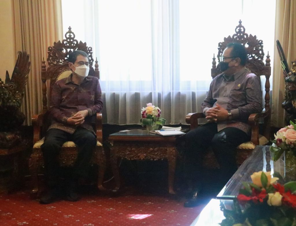 Konjen Korsel untuk Bali Moon Young Ju bertemu Wakil Gubernur Bali Tjokorda Oka Artha Ardhana Sukawati