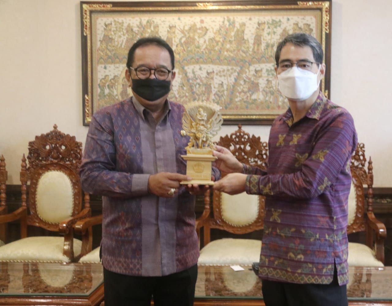 Konjen Korsel untuk Bali Moon Young Ju bertemu Wakil Gubernur Bali Tjokorda Oka Artha Ardhana Sukawati