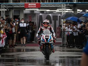 Rider WSBK Keturunan Indonesia: Aspal Sirkuit Mandalika Ngegrip saat Trek Basah