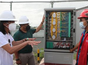 Momen Komisaris Pantau Infrastruktur Telekomunikasi di Mandalika