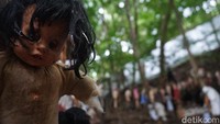 Museum Santet baru buka 1,5 bulan lalu. Museum ini terbuka untuk segala usia. Siapkan mental dulu ya sebelum melihat aneka hiasan mengerikan ini. (Wahyu Setyo Widodo/detikTravel)