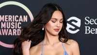 Penampilan gemerlap Olivia Rodrigo di karpet merah AMA 2021. Meski merem, tetap mempesona! (Foto: Getty Images for MRC/Matt Winkelmeyer)