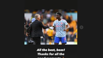 All the best, terima kasih untuk semua momen bagus, tulis Paul Pogba di Stories. Foto: Twitter