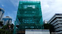 Relokasi yang sudah dilakukan pada bagian puncak atau rumah jam.