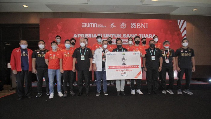BNI terus mendukung pengembangan cabang olahraga bulutangkis Tanah Air dalam mengukir prestasi-prestasi mendunia.
