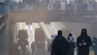 Infeksi COVID-19 meningkat pada kecepatan yang mengkhawatirkan di Belgia dalam beberapa pekan terakhir. Belgia mencatat rata-rata lebih dari 12.000 infeksi baru per hari. (AP/Olivier Matthys)