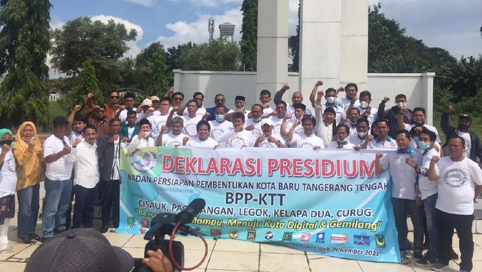 Warga deklarasi pemekaran Tangerang Tengah