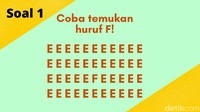 Bisa kamu temukan di mana huruf F bersembunyi, kurang dari 10 detik?