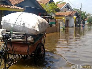 Diguyur Hujan Semalaman, Kota Pekalongan Digenangi Banjir