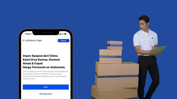 BlueRay Cargo Luncurkan Layanan Digital untuk Impor Barang Legal
