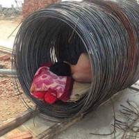 Tempat tidur ekstrem ini dijamin anti mainstream. Jangan sampai aja gulungan kawat besinya menusuk atau melukai tubuh yaa.. Foto: Instagram/@infotekniksipil