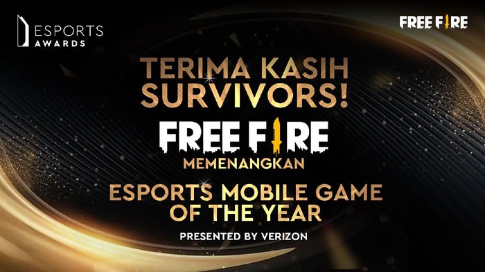 Free Fire Terpilih Sebagai Esports Mobile Game of the Year