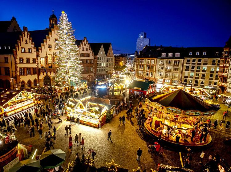 Gemerlap Pasar Natal di Jerman Saat Eropa Dihajar Gelombang Corona