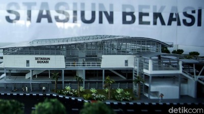Begini Wajah Stasiun Bekasi Usai Bersalin Rupa
