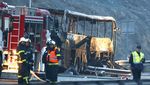 Penampakan Bus Maut yang Tewaskan 45 Orang di Bulgaria