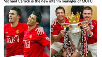 Namun tetap banyak yang berharap mengingat Carrick punya mental juara semasa membela MU. Foto: Twitter