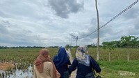 Pemandangan saat mengeksplorasi Kawasan Candi