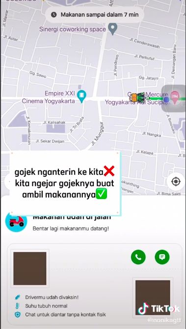 Ngakak! Demi Ongkir Gratis Pesan Makanan, Wanita Ini Kejar-kejaran sama Driver ojol