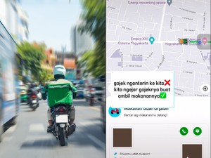 Ngakak! Demi Ongkir Gratis Pesan Makanan, Wanita Ini Kejar-kejaran sama Driver ojol