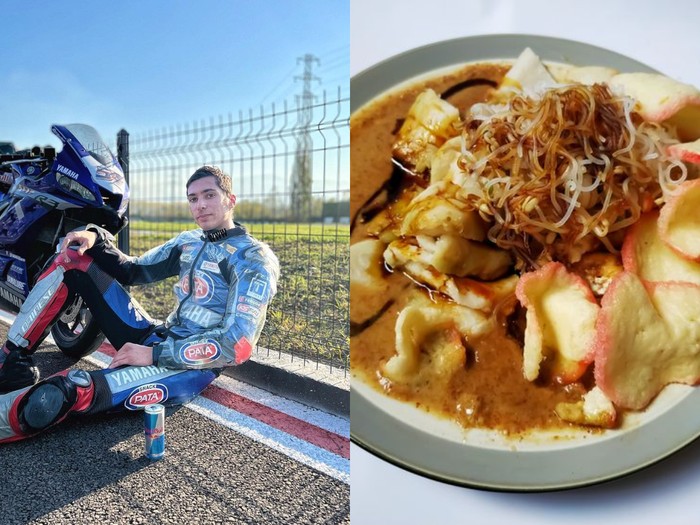 Pembalap WSBK 2021 kepincut kuliner Indonesia 3 Pembalap di WSBK 2021 Ini Kepincut Ketoprak dan Mie Goreng