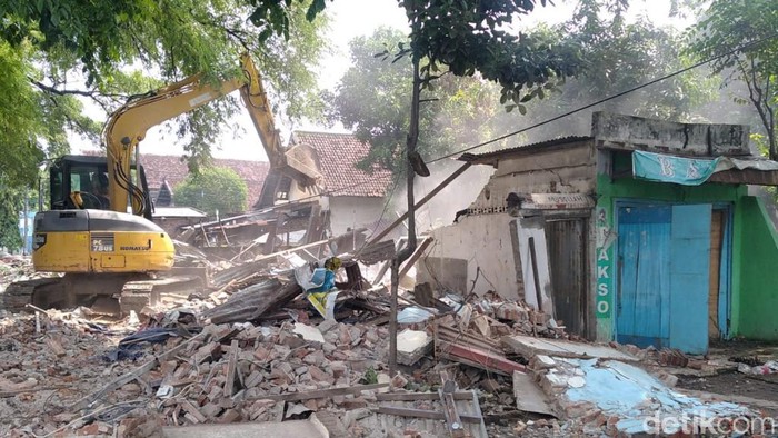penertiban kawasan stasiun bangil pasuruan