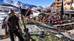 Dibuka Lagi, Ribuan Wisatawan datang ke Resor Ski Prancis