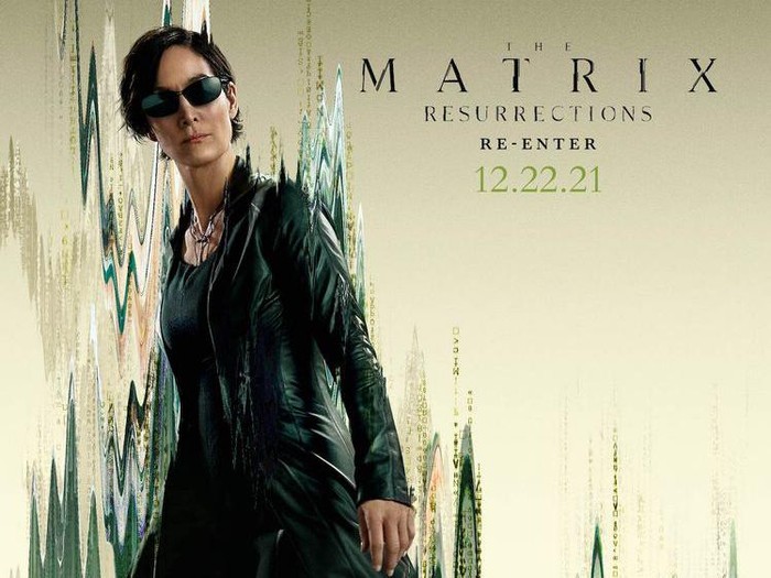 Poster karakter The Matrix Resurrections.