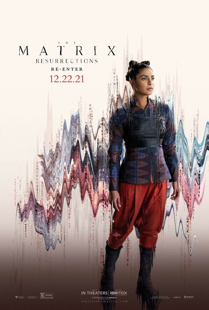 Poster karakter The Matrix Resurrections.