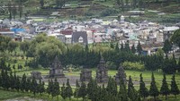 Diketahui dataran tinggi Dieng akan ditetapkan sebagai warisan geologi. ANTARA FOTO/Aditya Pradana Putra