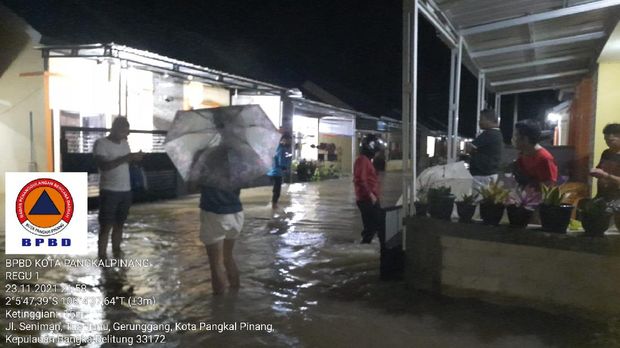 Banjir di Pangkalpinang (dok. BNPB)