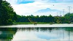 Cantiknya Gunung Gede-Pangrango dari Tangsel Pagi Ini