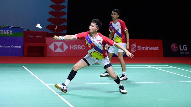 Fajar Alfian/Muhammad Rian Ardianto di Indonesia Open 2021.