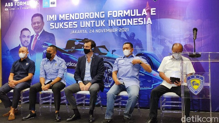 Jumpa Pers Formula E Jakarta.